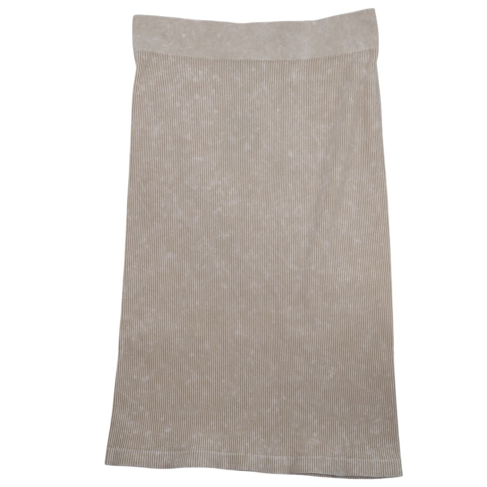 PrettyLittleThing Contour Rib Low Rise Midaxi Skirt Stone Wash XL NWT Stretch - Picture 2 of 4